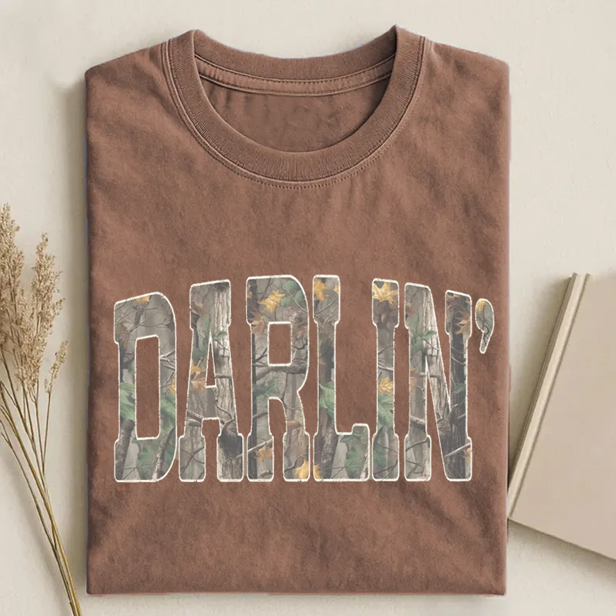 Retro Camo Western T-shirt-ShawnCraft