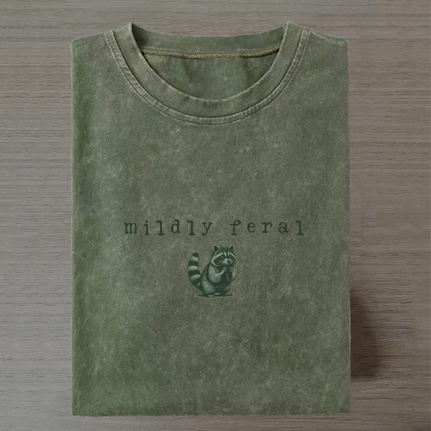 Mildly Feral Raccoon T-shirt-ShawnCraft