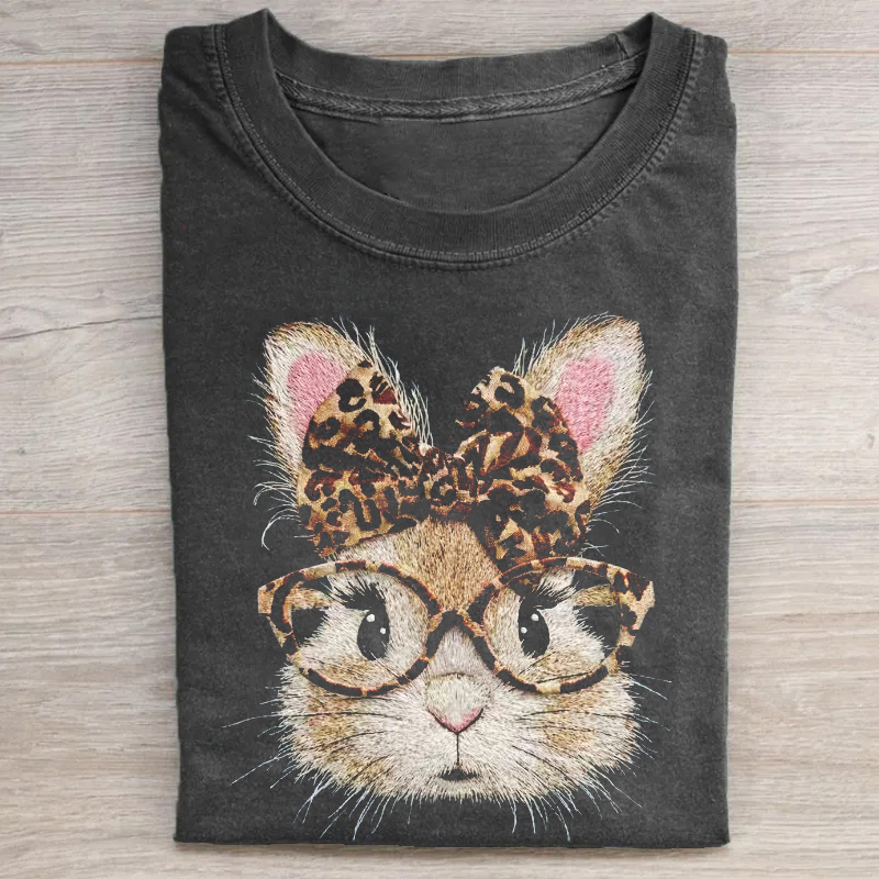 Retro Happy Easter Bunny T-shirt-ShawnCraft