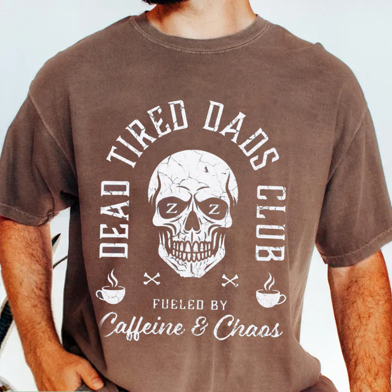 Dead Tired Dads Club T-shirt-ShawnCraft