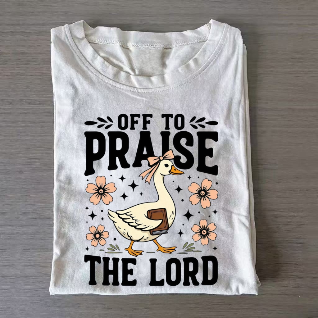 Off to Praise the Lord T-Shirt-ShawnCraft