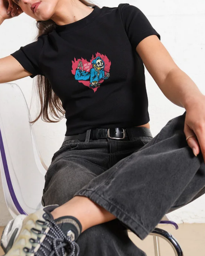 No You Hang Up Baby Tee-ShawnCraft