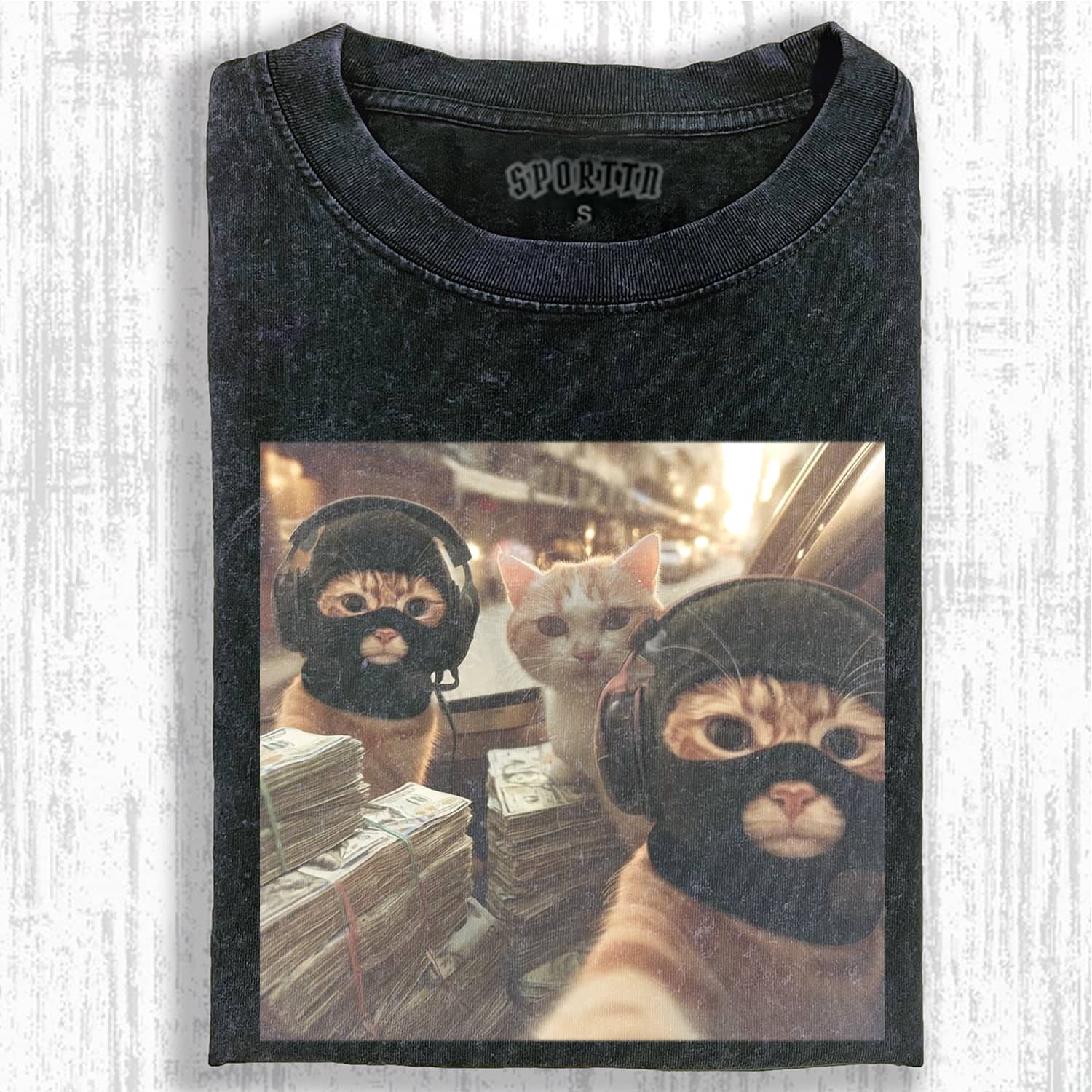 WACKY CAT MEME T-SHIRT-ShawnCraft