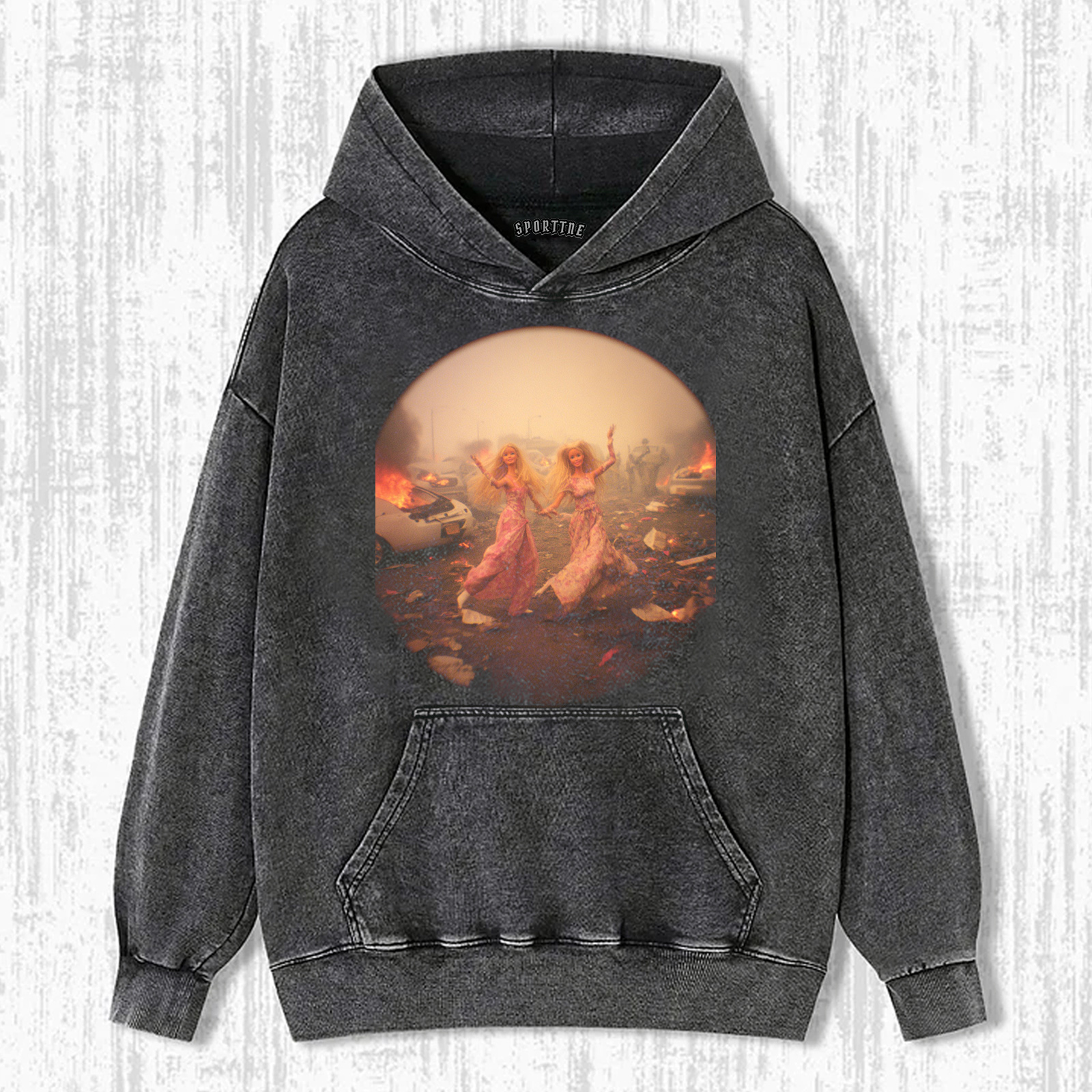 WAR TWO Funny Doll FaceS DANCING TEE-ShawnCraft