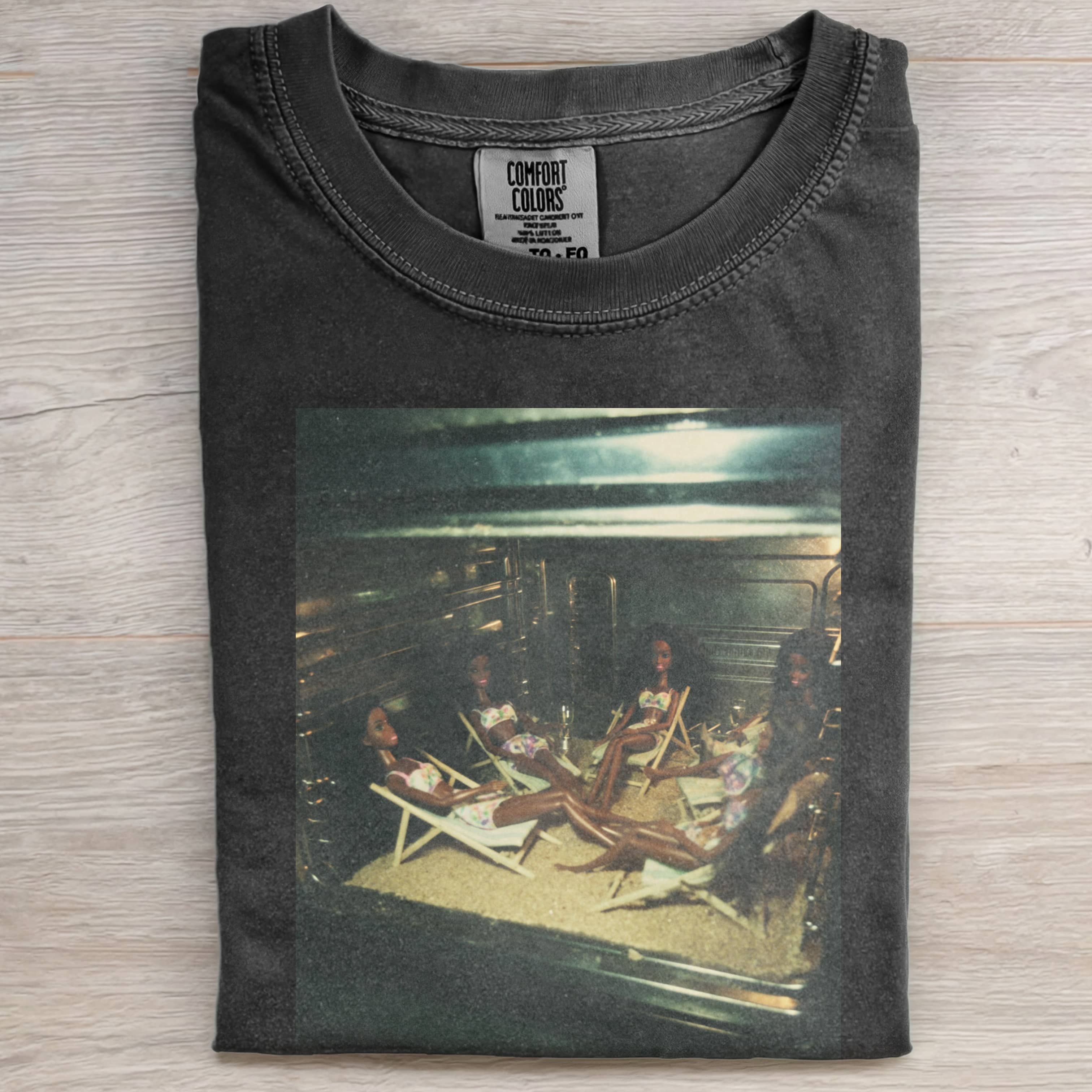 BLACK-SKINNED Funny Doll FaceCORE OVEN TEE-ShawnCraft