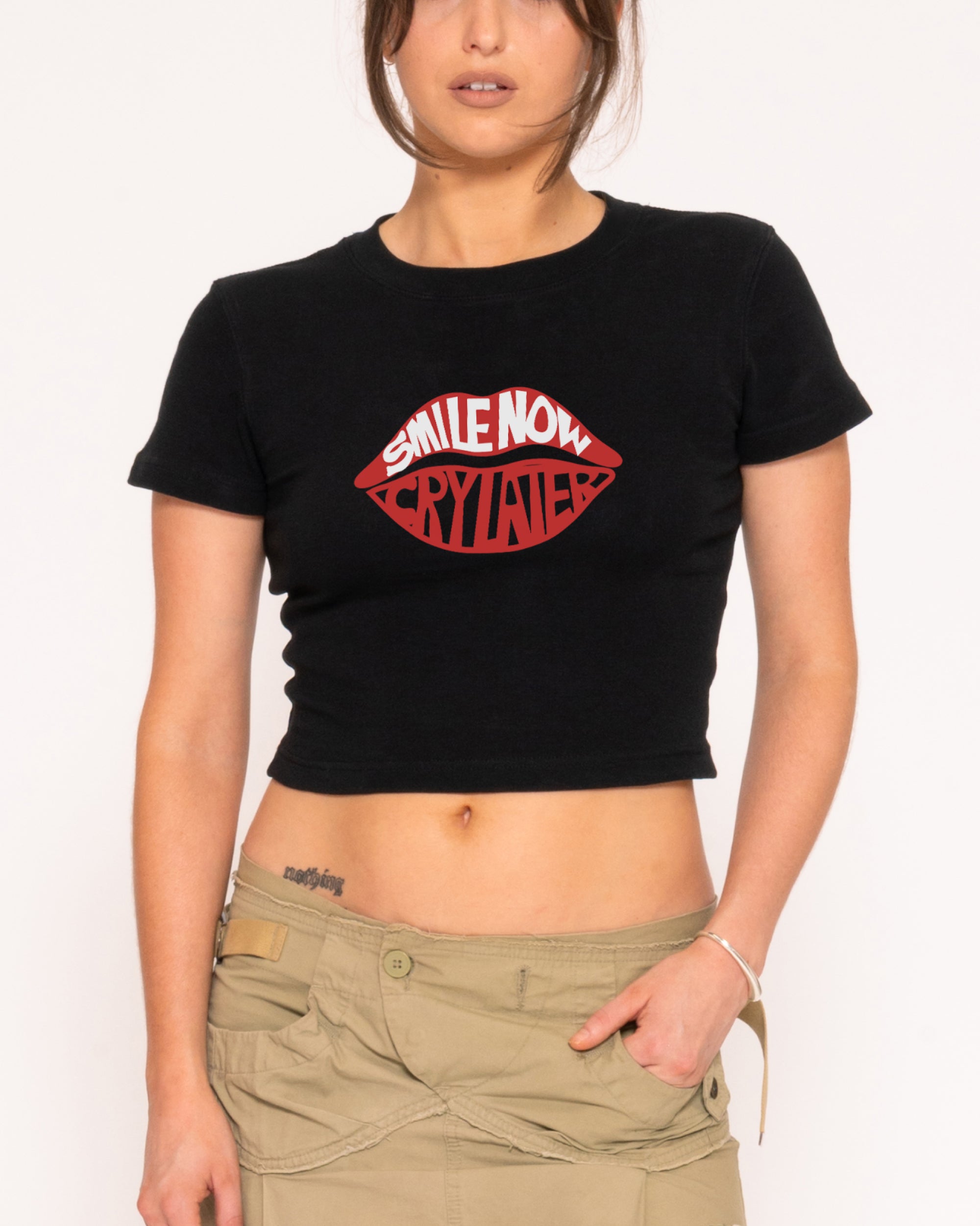 Smile Now, Cry Later Baby Tee-ShawnCraft