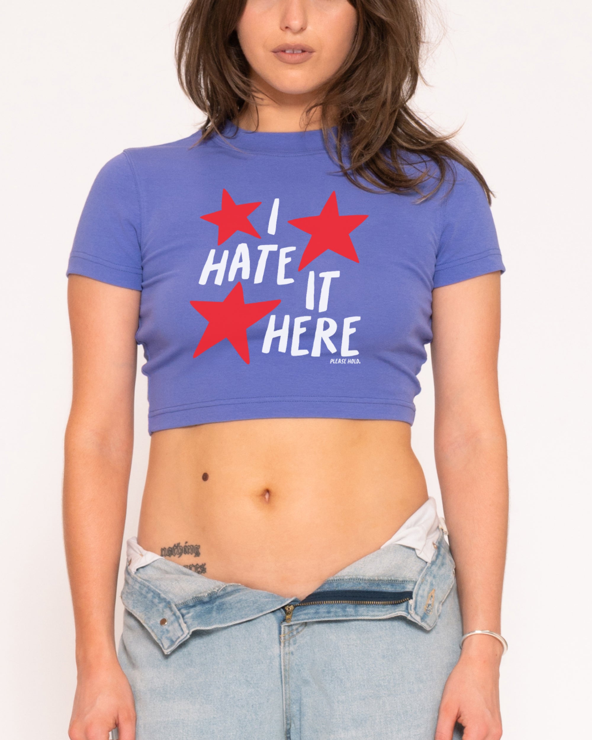 I Hate It Here Baby Tee-ShawnCraft