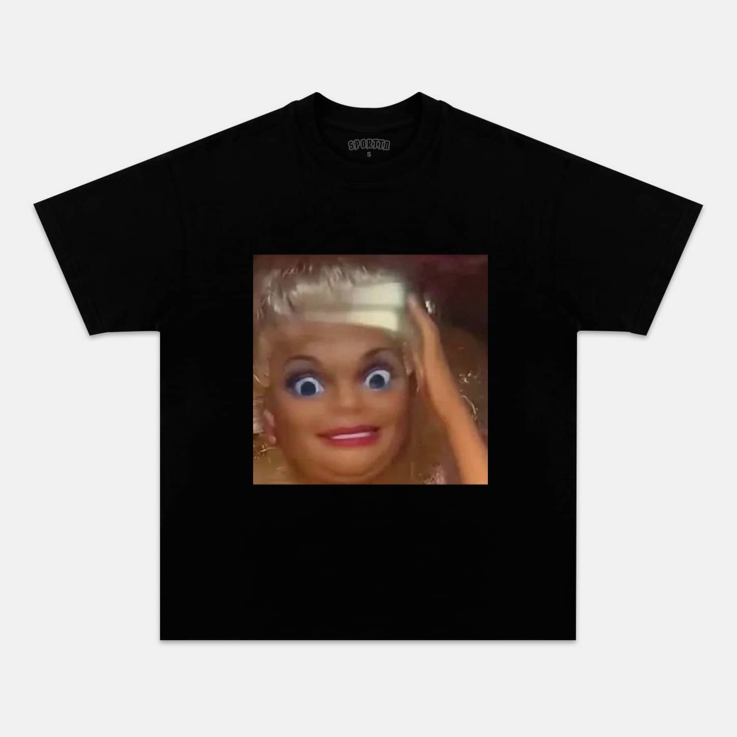 Funny Doll Face GIRL MEME T-SHIRT-ShawnCraft