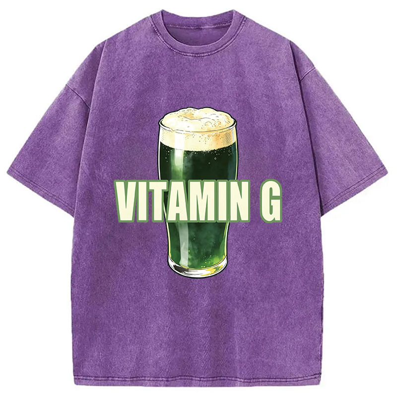 Vitamin G St. Patrick's Washed T-Shirt-ShawnCraft