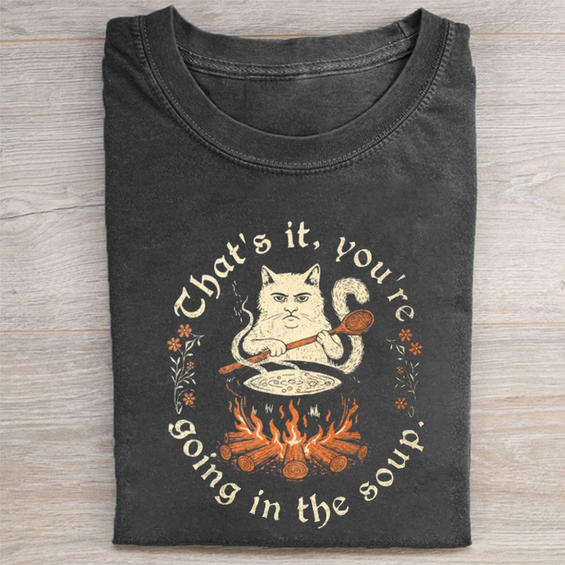 Weird Medieval Cat T-shirt-ShawnCraft