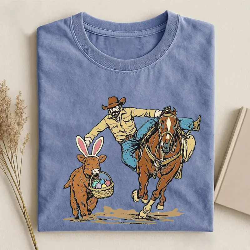 Easter Cowboy T-shirt-ShawnCraft