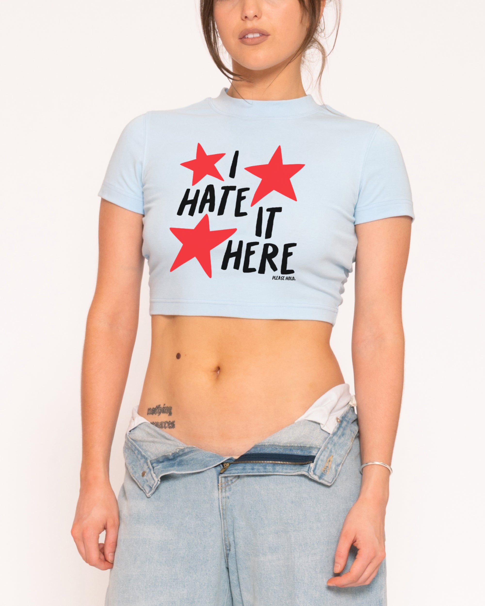 I Hate It Here Baby Tee-ShawnCraft