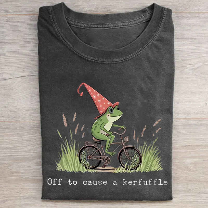 Off to Cause a Kerfuffle T-shirt-ShawnCraft