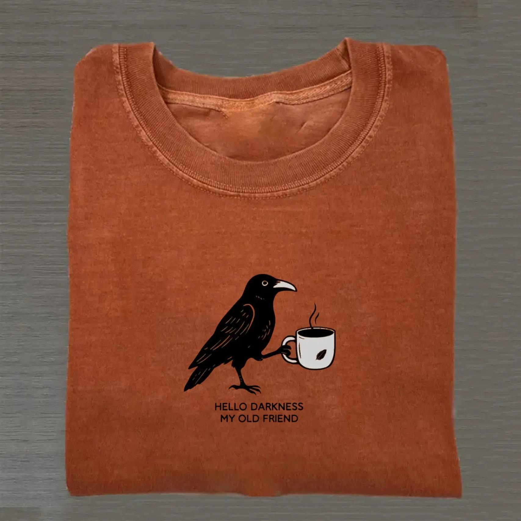 ShawnCraft® Official: Raven Crow Coffee T-shirt - Premium Breathable Cotton Apparel
