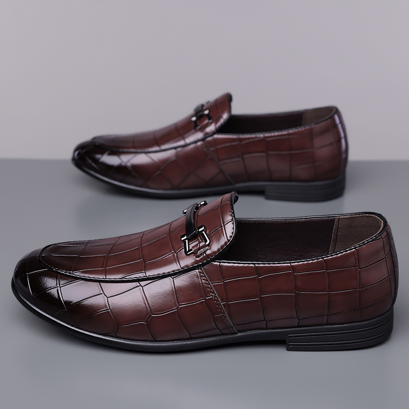 Men's Fashion Calfskin Leather Shoes