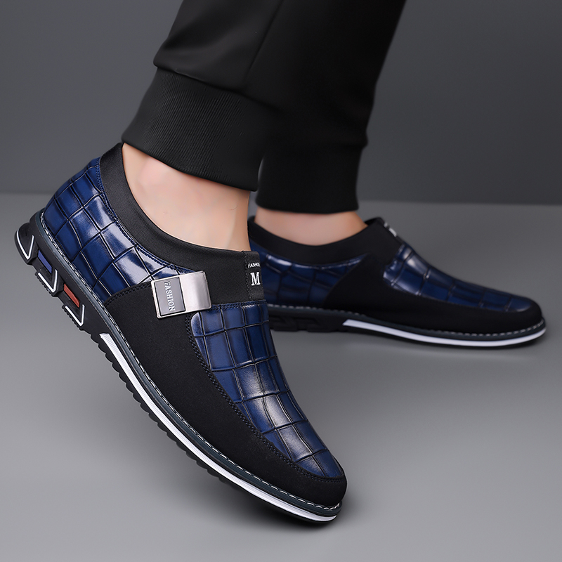 Men's Fashion Calfskin Leather Shoes