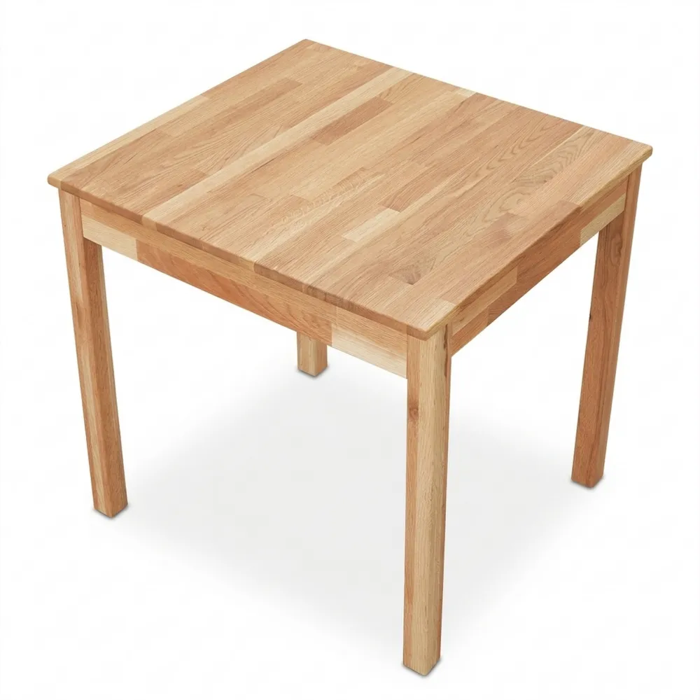 Kleiner Esstisch aus Eiche Massivholz für 2-4 Personen, zeitloses Design