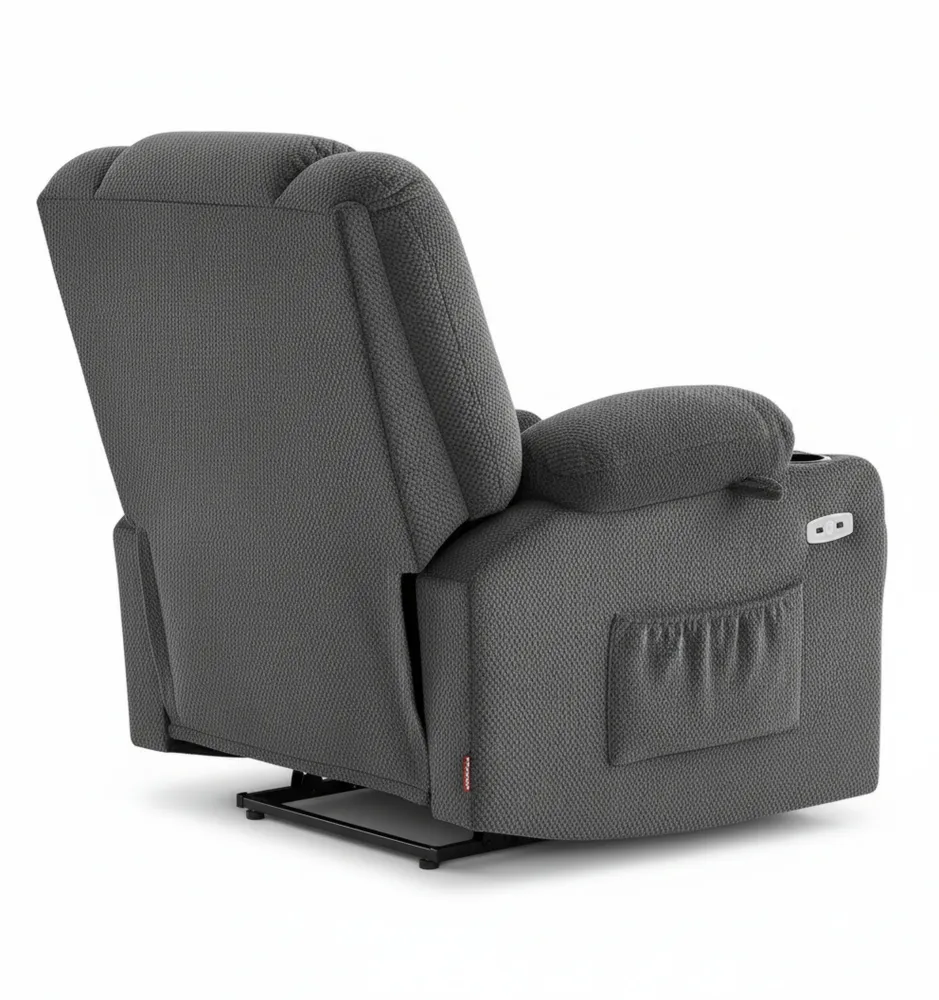 Elektrisch verstellbarer Relaxsessel mit Massage- und Wärmefunktion