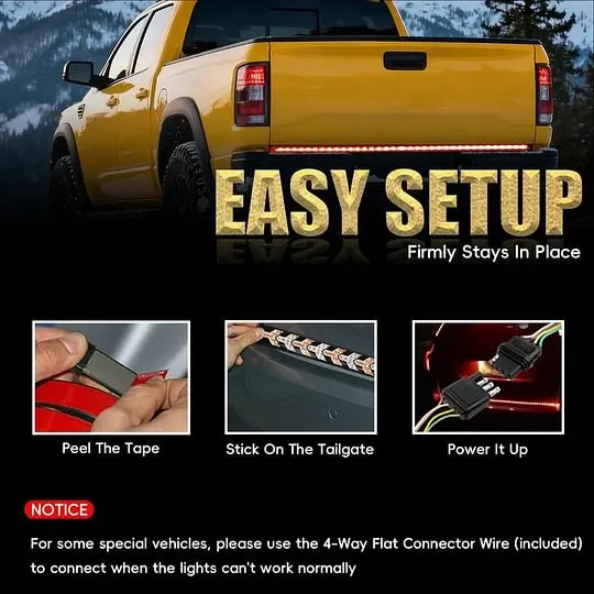 🔥LAST DAY 49% OFF - 60-Inch LED Tailgate Light Bar Strip