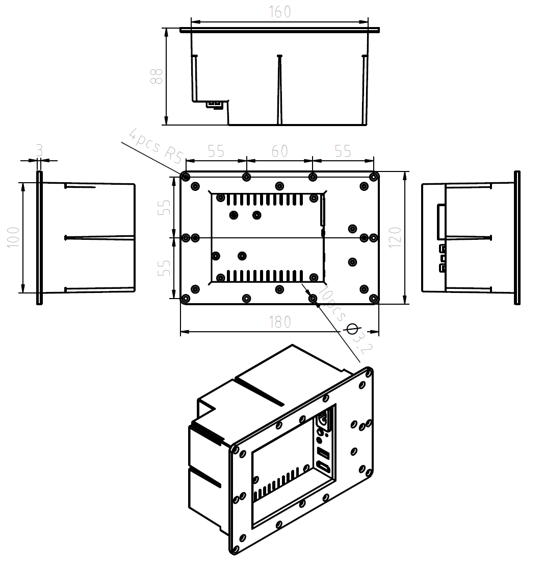 SM450 - Wi-Fi/HDMI/AUX 4x50W DSP Quad-amplifier