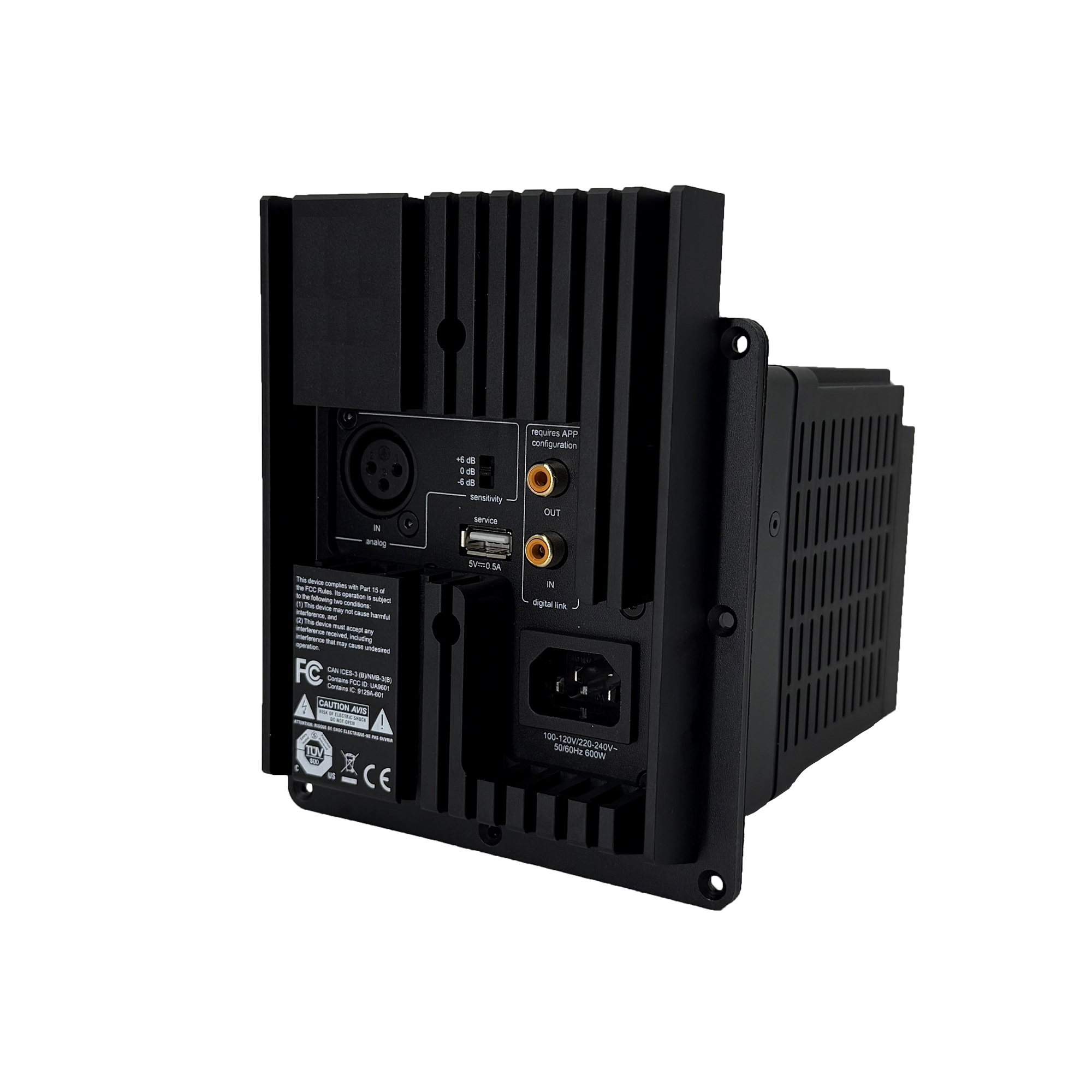 PRX3 - WiSA Endorsed/XLR 4x250W DSP Quad-amplifier