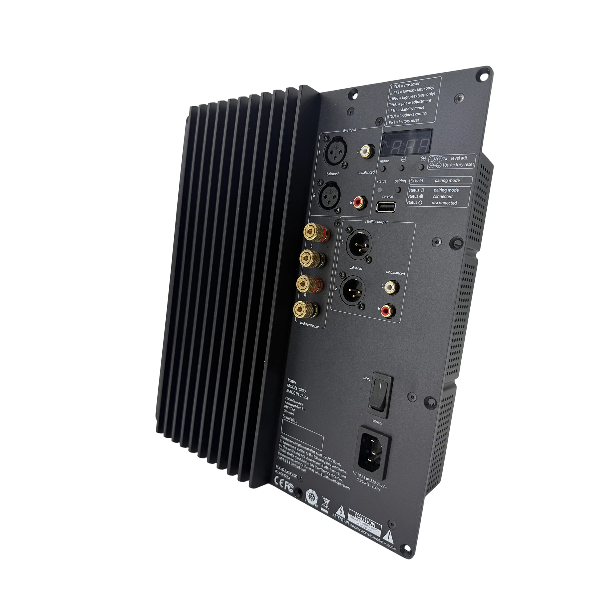 SRX3 - WISA Endorsed/ 1000W DSP Subwoofer Amplifier