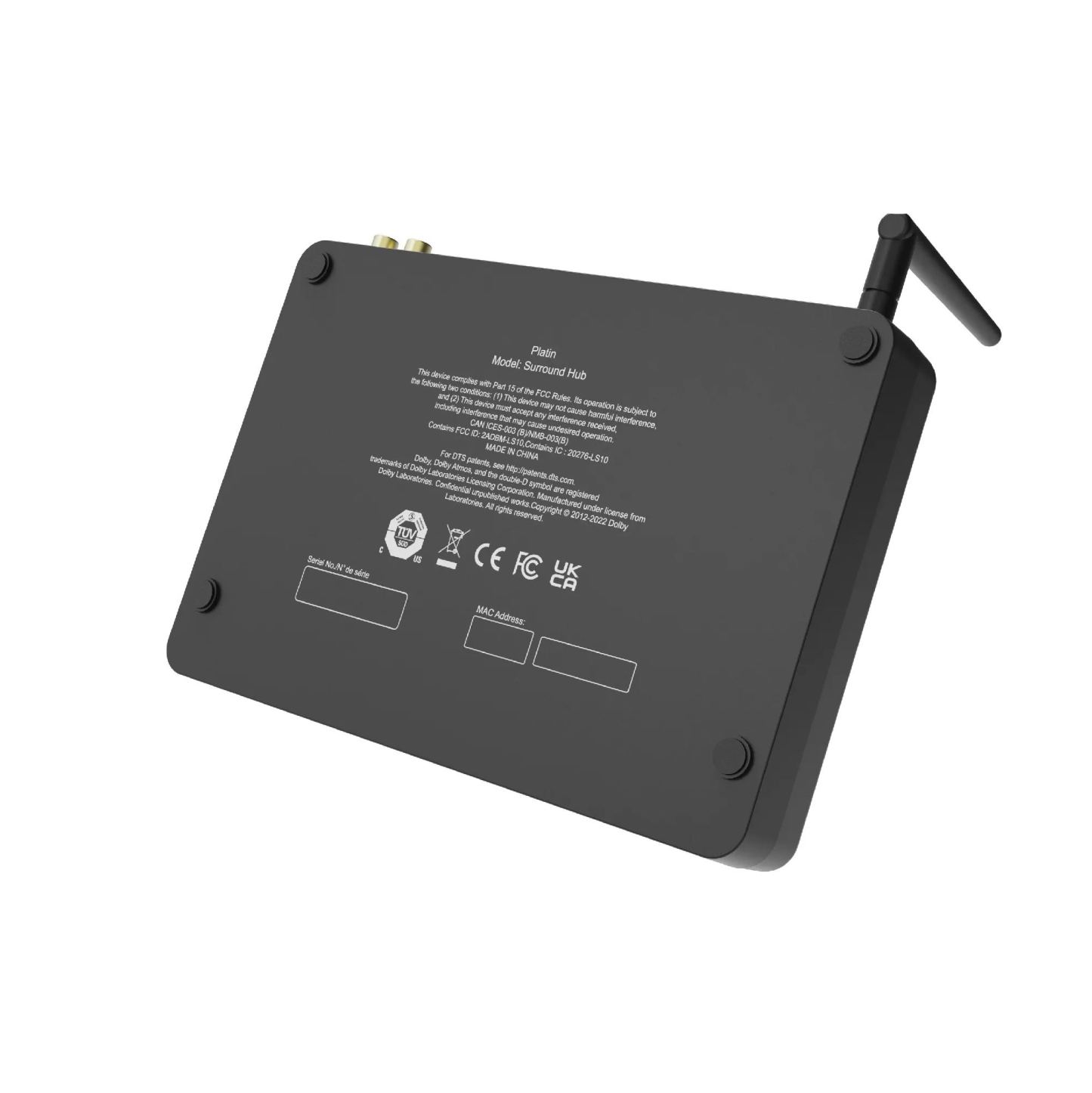 Surround Hub and Hub X - Immersive Atmos WiSA Transmitter with Streaming and HDMI Inputs