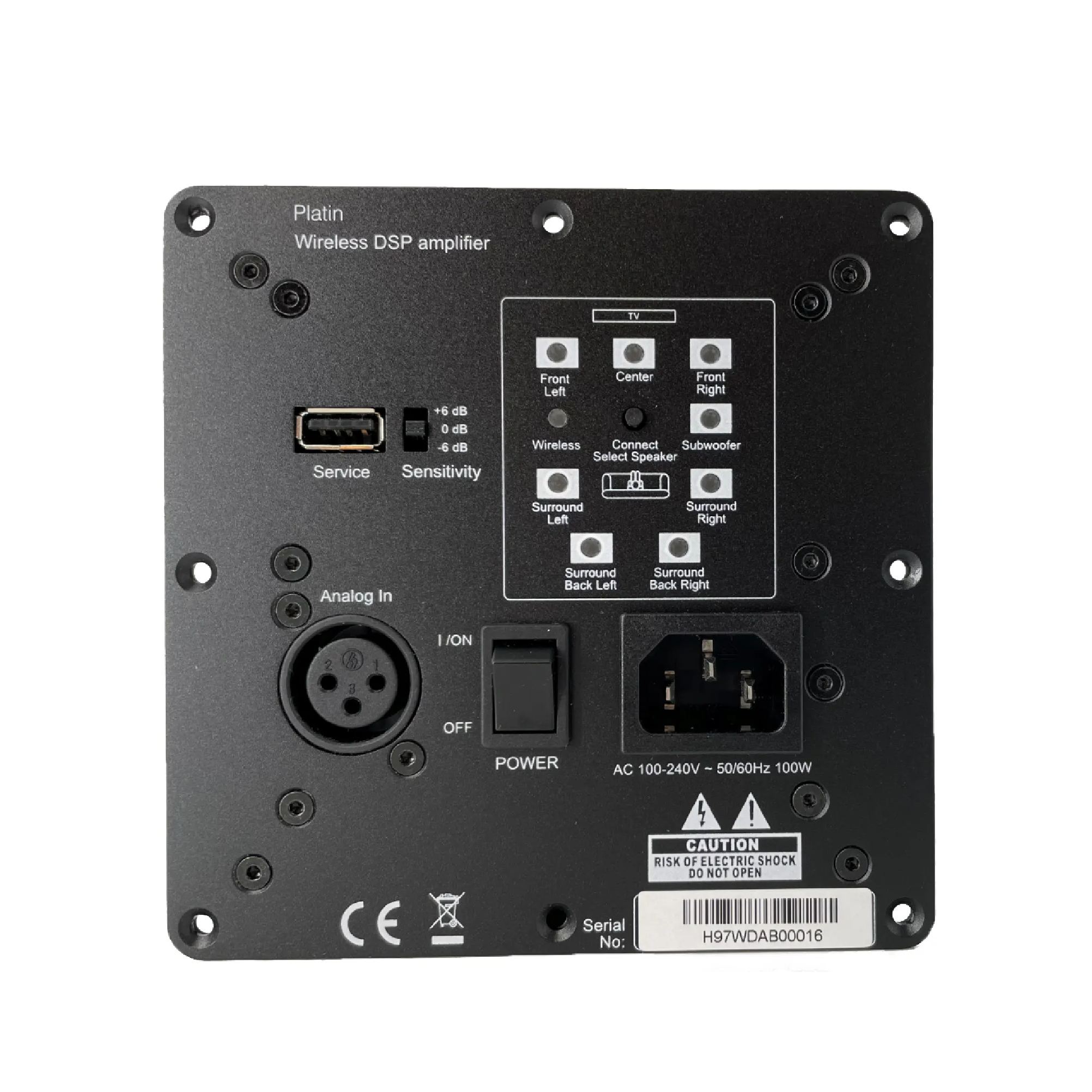 PRX - WiSA Endorsed/XLR 4x50W DSP Quad-amplifier