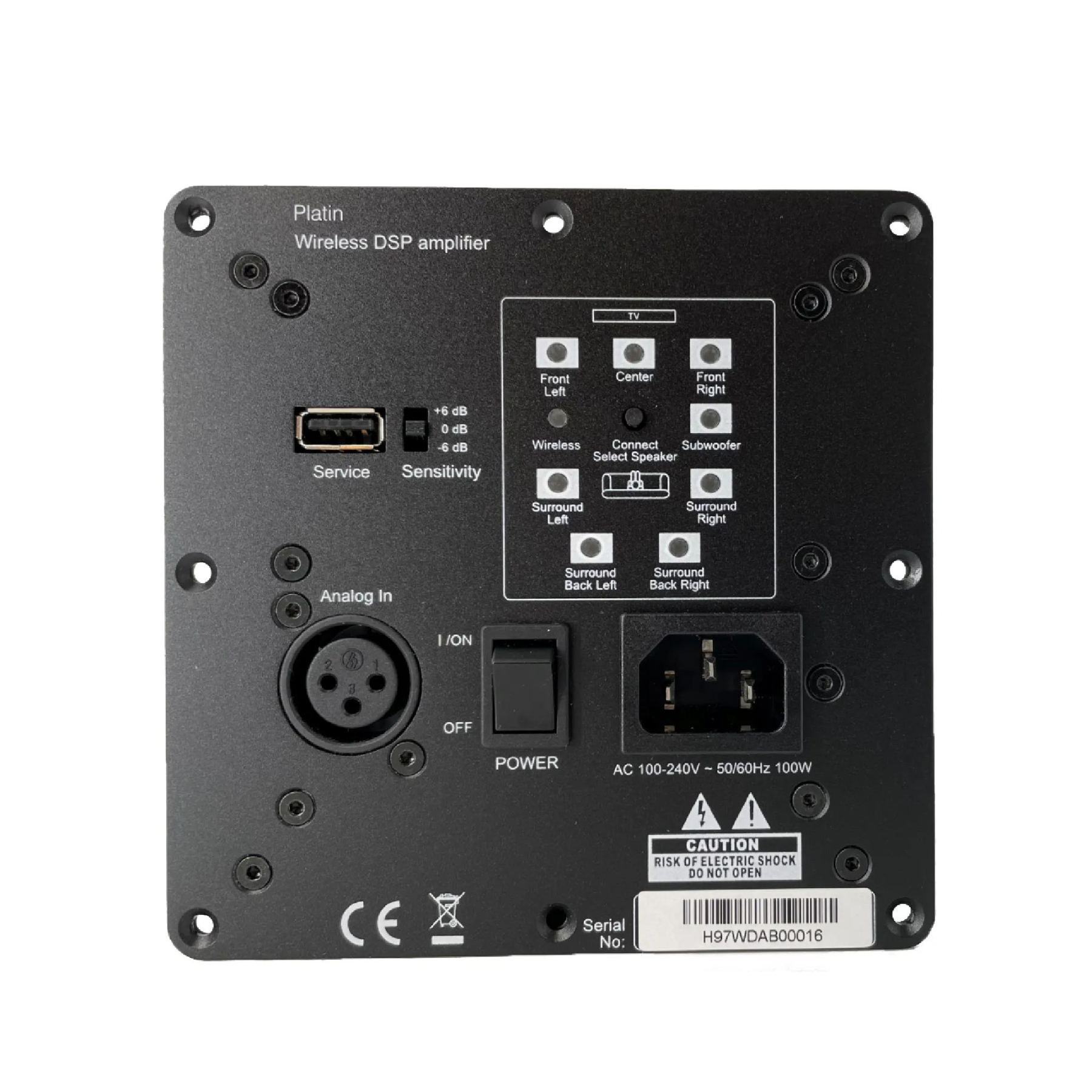 PRX - WiSA Endorsed/XLR 4x50W DSP Quad-amplifier