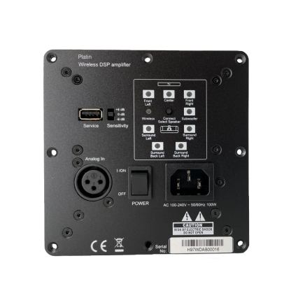 PRX - WiSA Endorsed/XLR 4x50W DSP Quad-amplifier