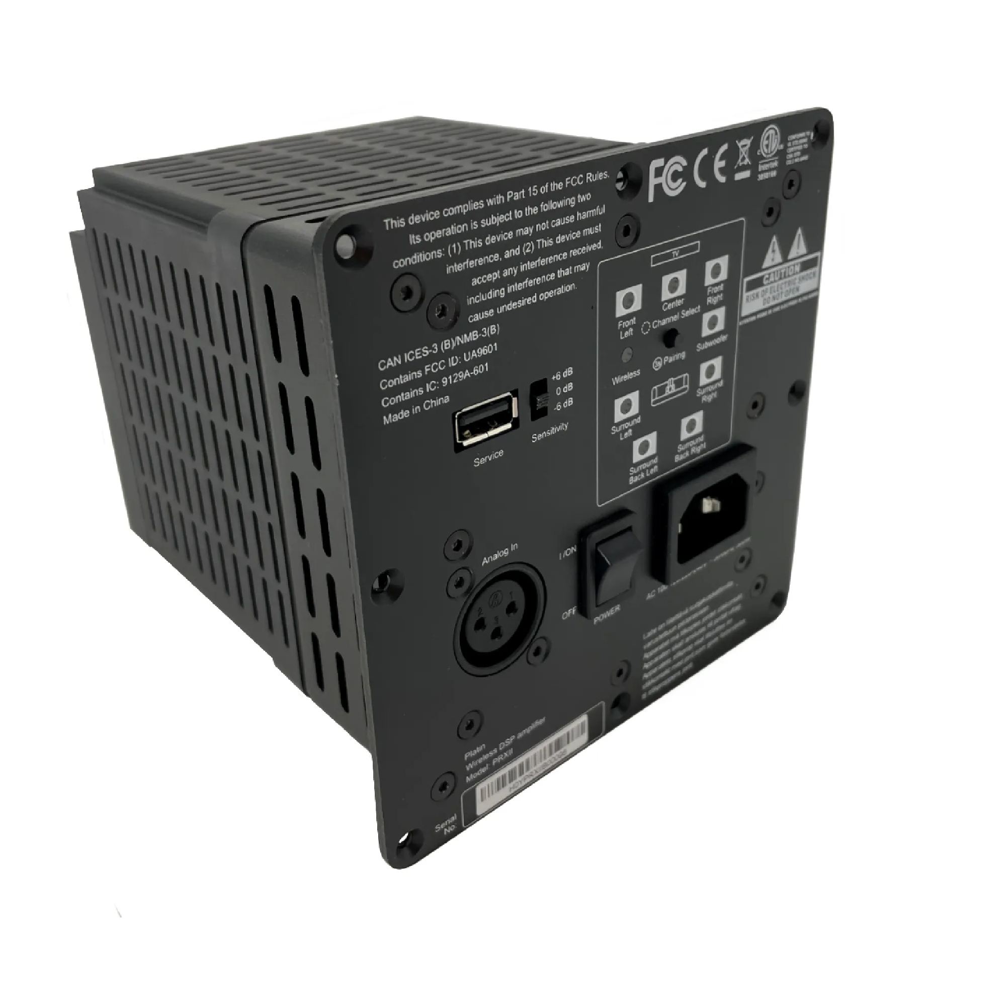 PRXII - WiSA Endorsed/XLR 4x150W DSP Quad-amplifier