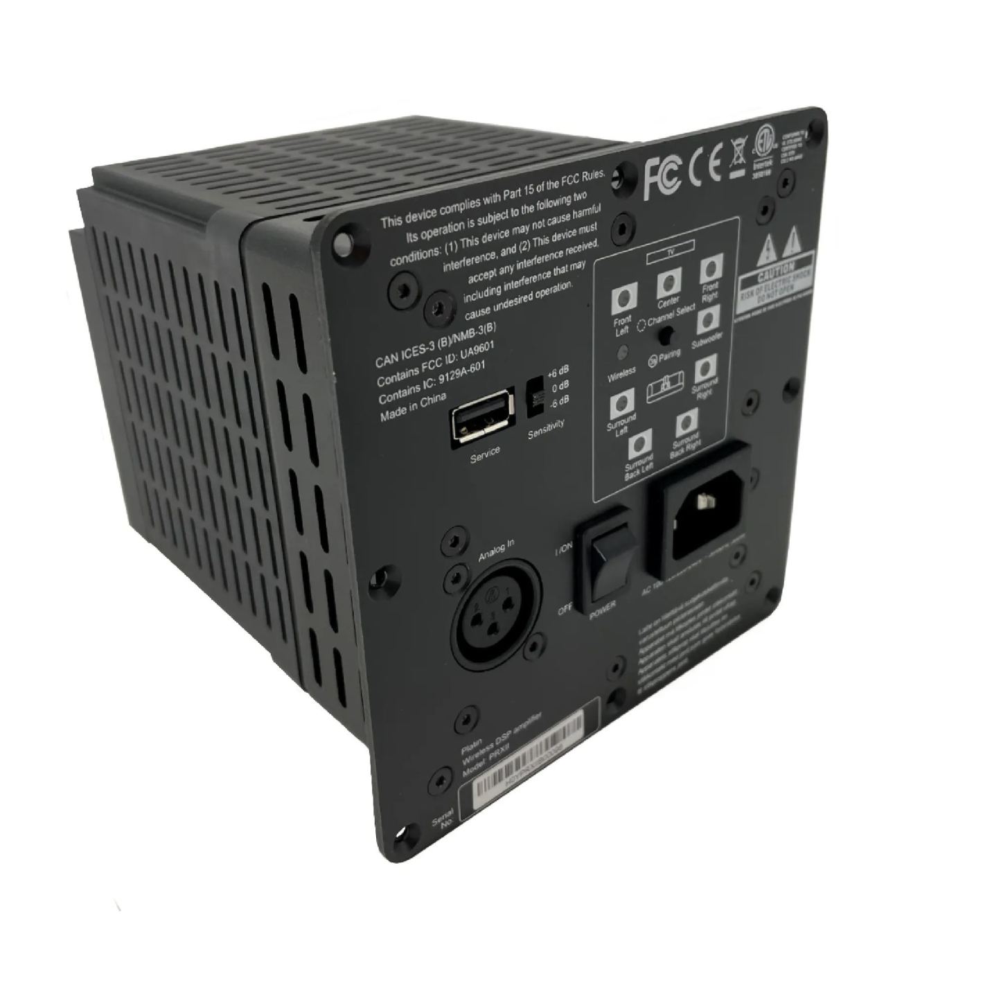 PRXII - WiSA Endorsed/XLR 4x150W DSP Quad-amplifier