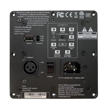 PRXII - WiSA Endorsed/XLR 4x150W DSP Quad-amplifier