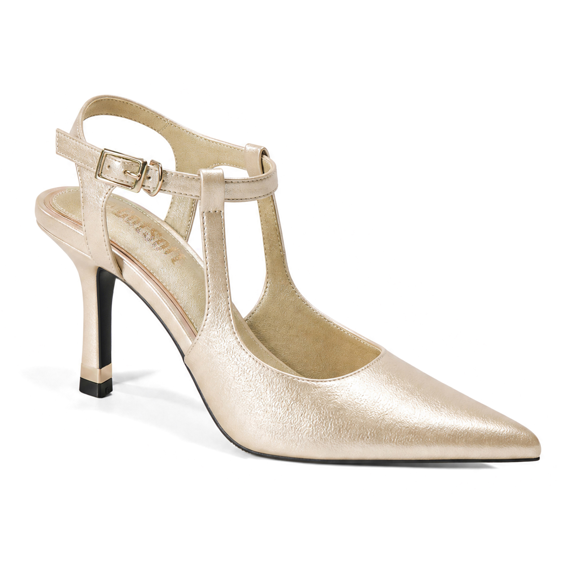 Womens High Heels Pointed Toe Ankle Strap Pumps Stiletto Office Wedding Dress Shoes