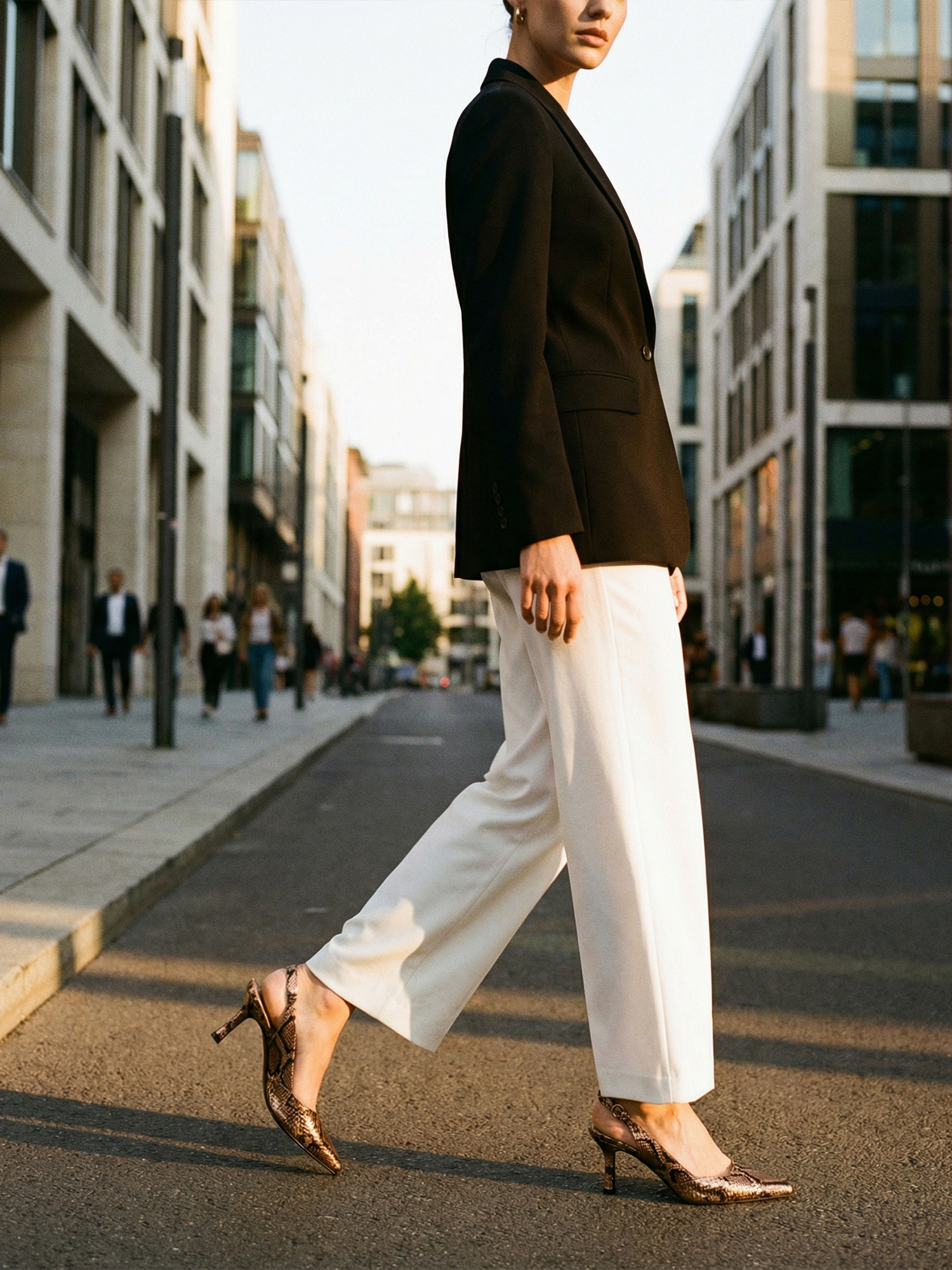 Women's Slingback Kitten Heels Closed Pointed Toe Pumps Wedding Party Dress Shoes