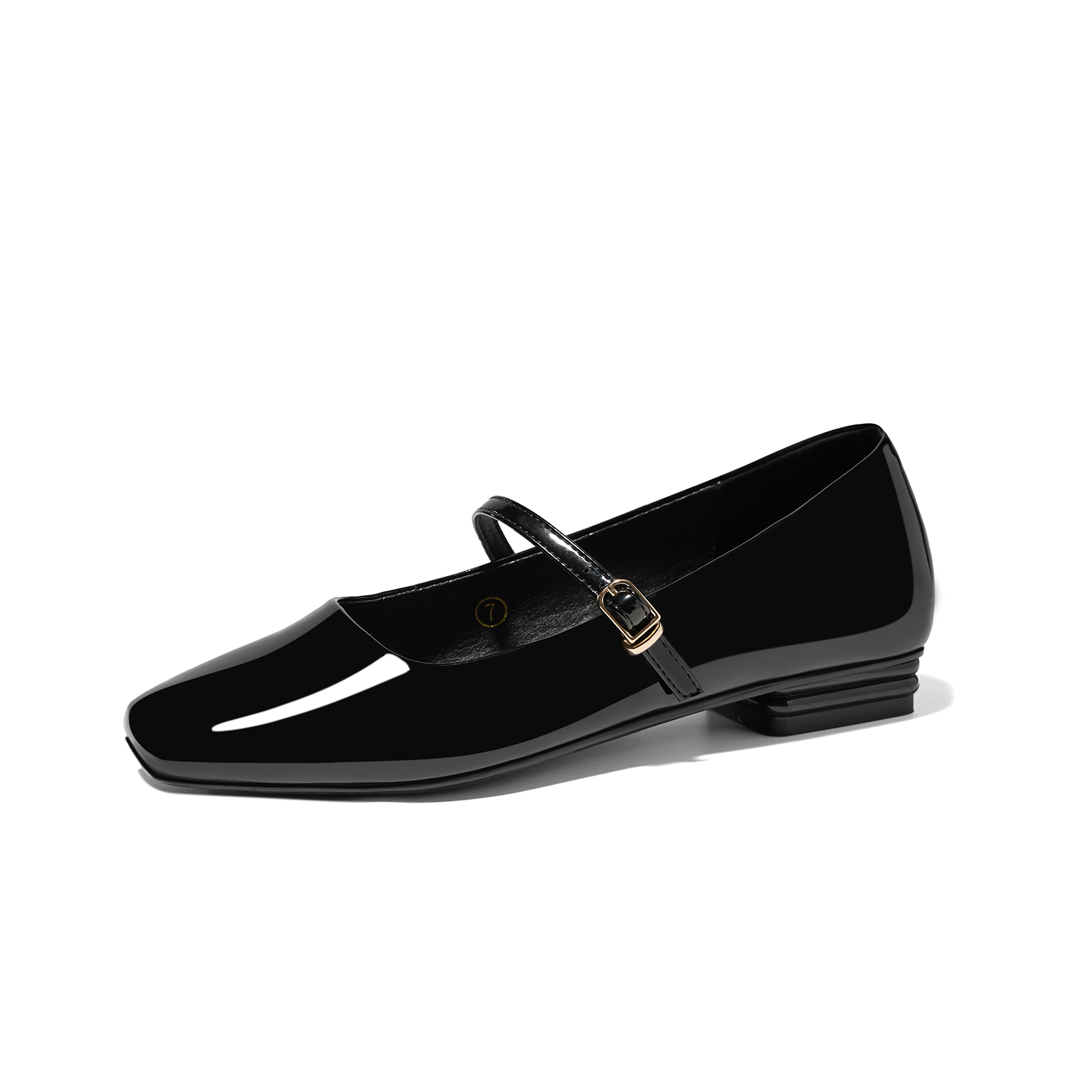 Womens Mary Jane Flats Closed Square Toe Ballet Flat Dressy Comfortable Slip on Shoes