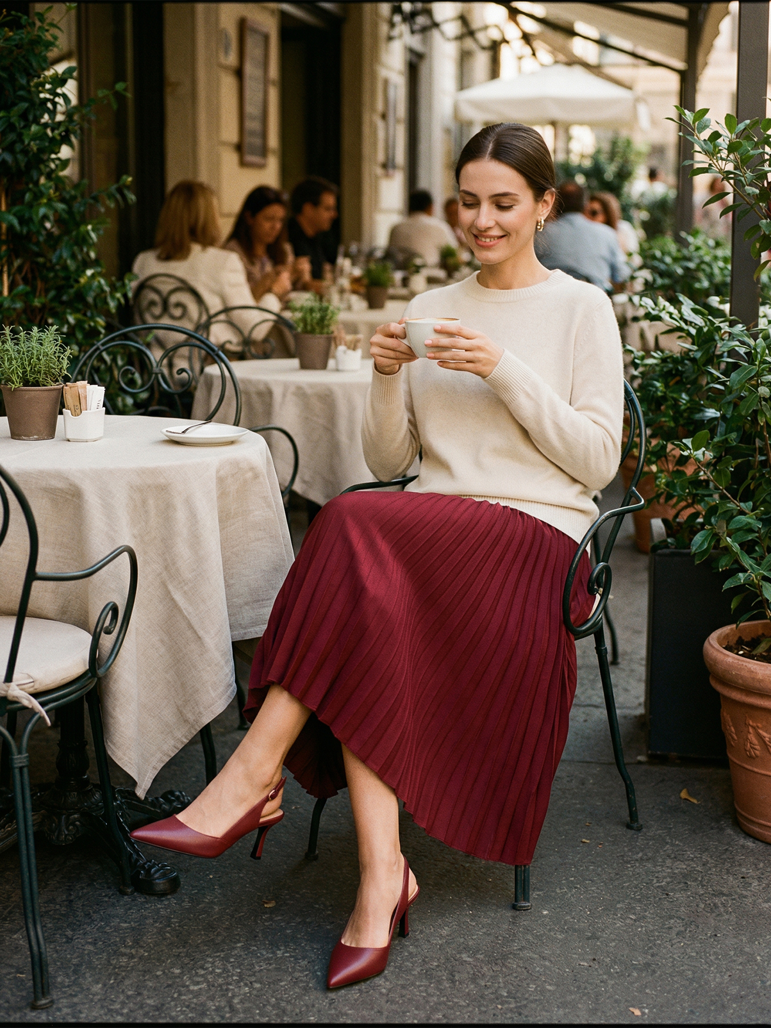 Women's Slingback Kitten Heels Closed Pointed Toe Pumps Wedding Party Dress Shoes