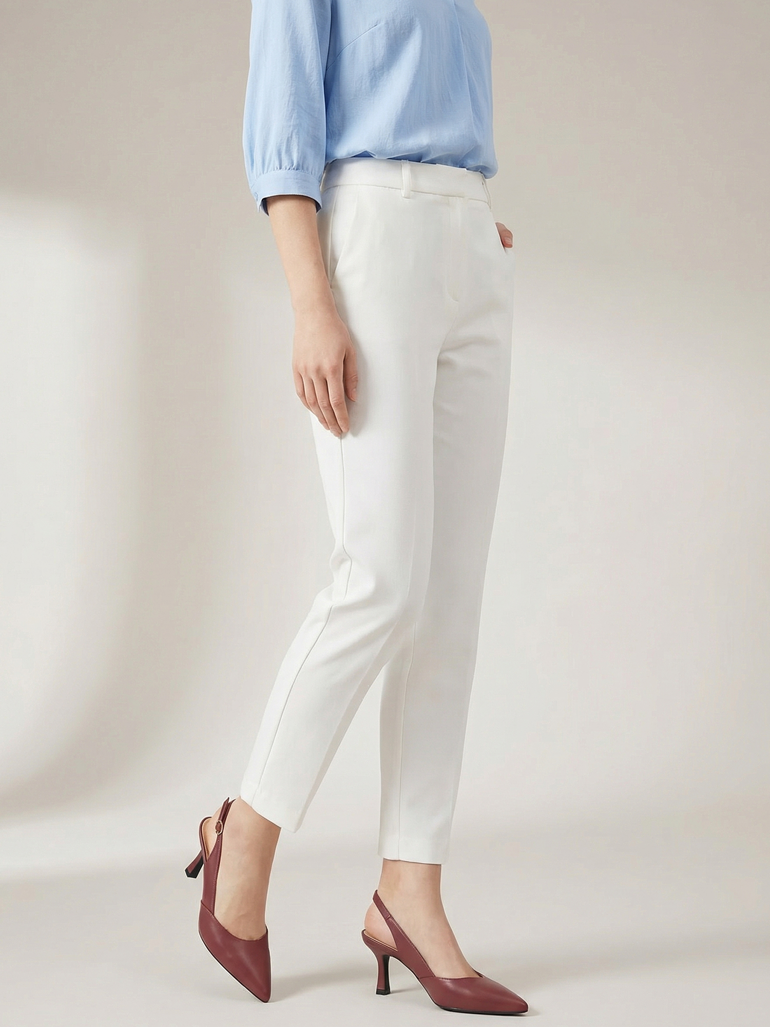 Women's Slingback Kitten Heels Closed Pointed Toe Pumps Wedding Party Dress Shoes