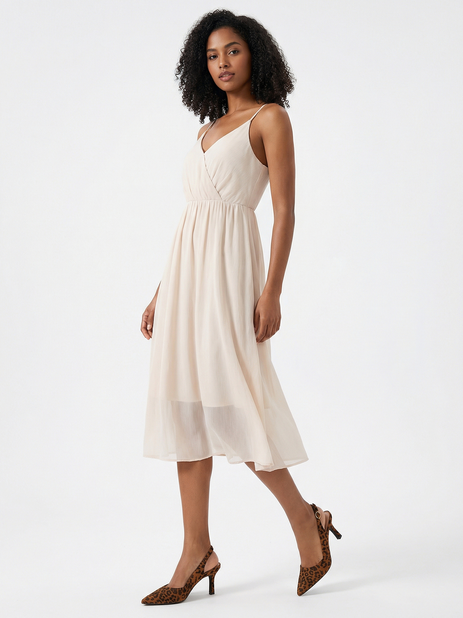 Women's Slingback Kitten Heels Closed Pointed Toe Pumps Wedding Party Dress Shoes