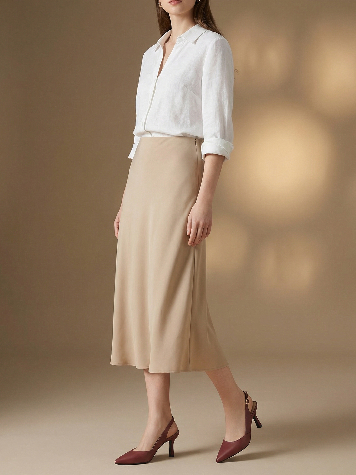 Women's Slingback Kitten Heels Closed Pointed Toe Pumps Wedding Party Dress Shoes