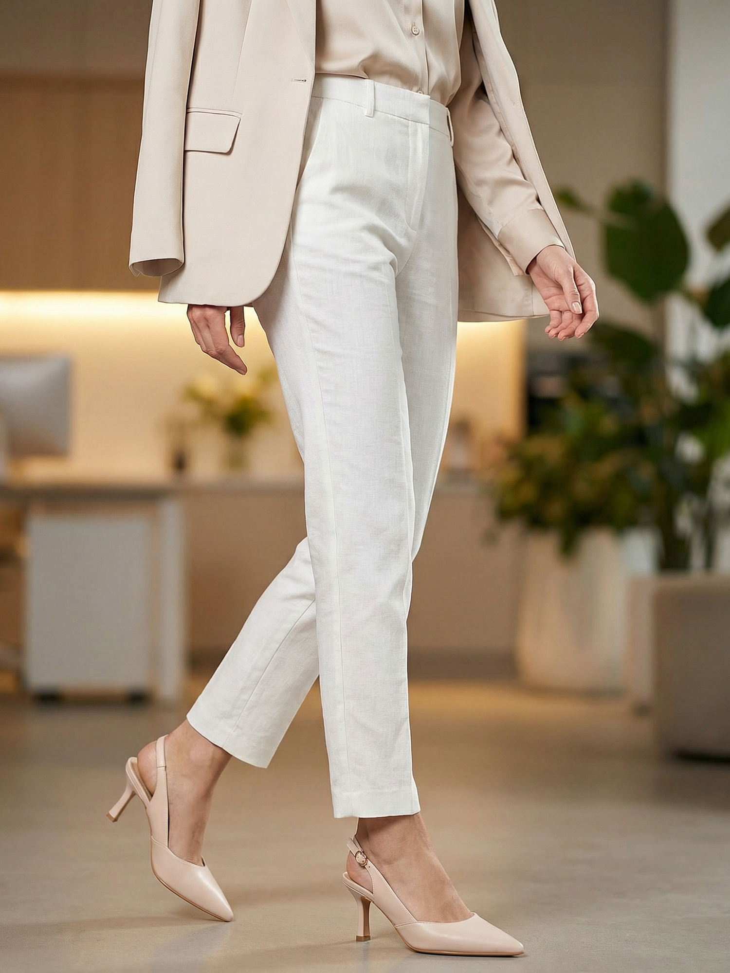 Women's Slingback Kitten Heels Closed Pointed Toe Pumps Wedding Party Dress Shoes