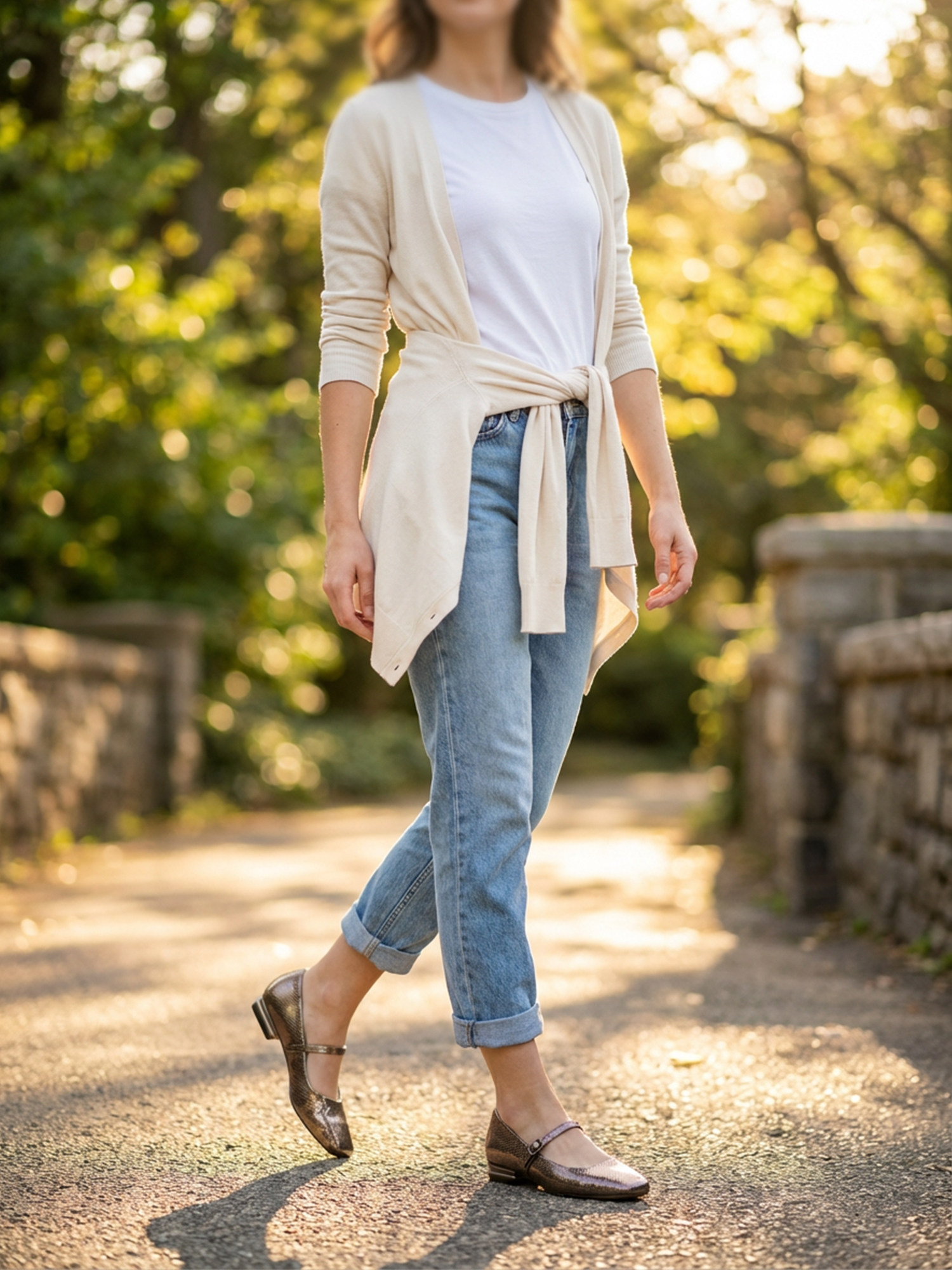 Womens Mary Jane Flats Closed Square Toe Ballet Flat Dressy Comfortable Slip on Shoes