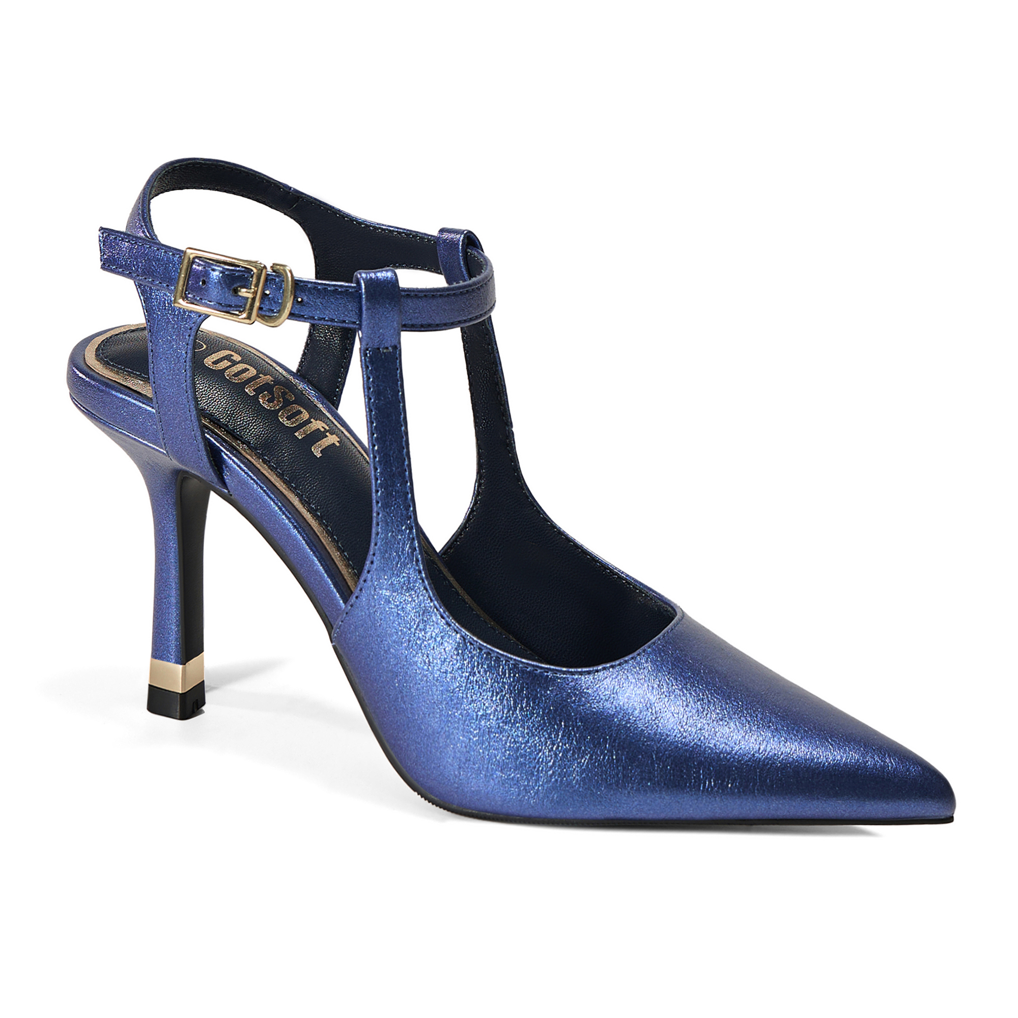 Womens High Heels Pointed Toe Ankle Strap Pumps Stiletto Office Wedding Dress Shoes