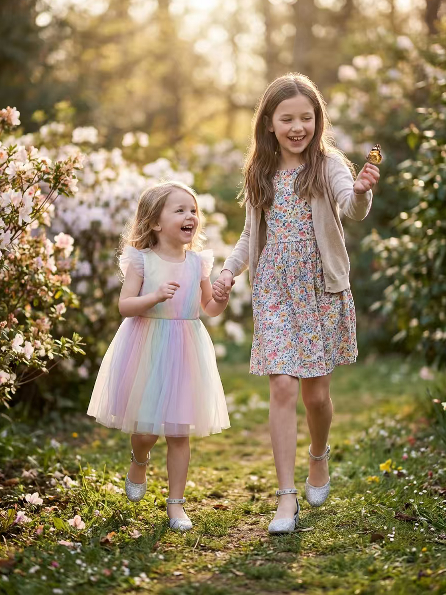 Girls Dress Shoes Ankle Strap Mary Jane Closed Round Toe Pumps Cute Pendant Block Chunky Heels Wedding Party School Birthday Shoes for Little Big Girl