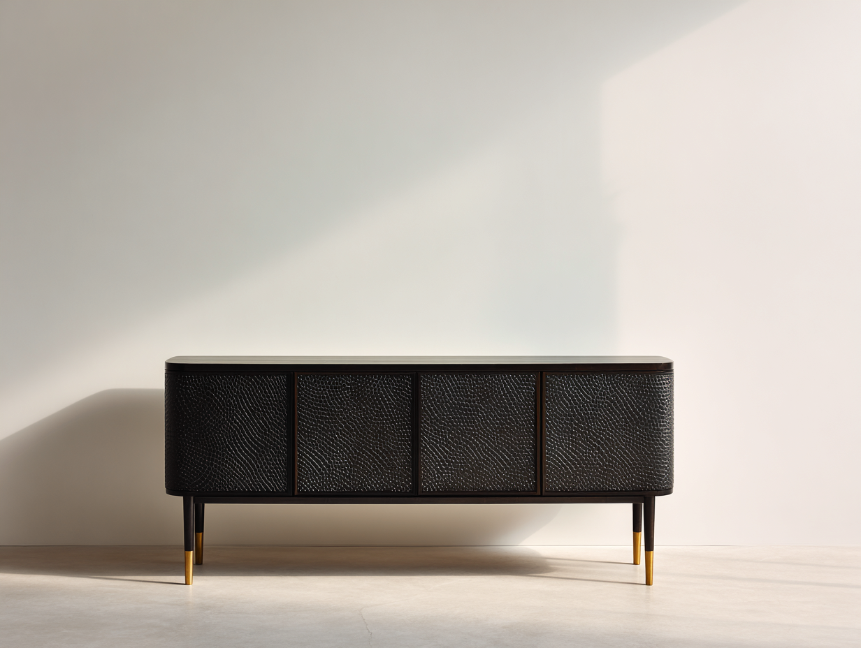 Dielenschrank Holz 170x40x80 cm - Schwarz - moderner Flurschrank geeignet für Diele und Eingangsbereich-Luxeuphome