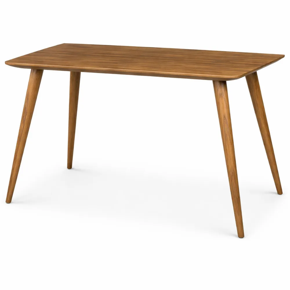 Rechteckiger Esstisch aus Sheesham Holz für 4-6 Personen