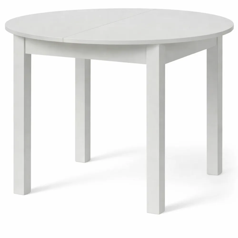 Runder esstisch ausziehbar bis 140 cm, moderner Holztisch für 6 Personen