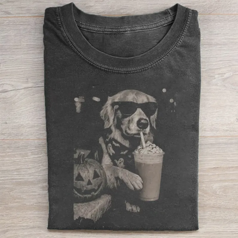 Halloween Golden Retriever T-shirt