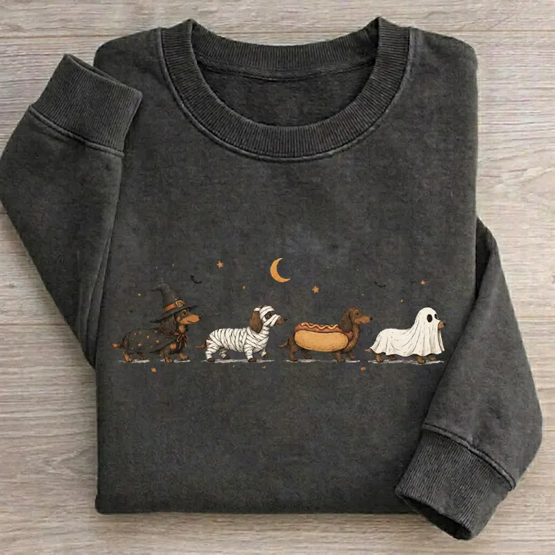 Halloween Dachshund Sweatshirt