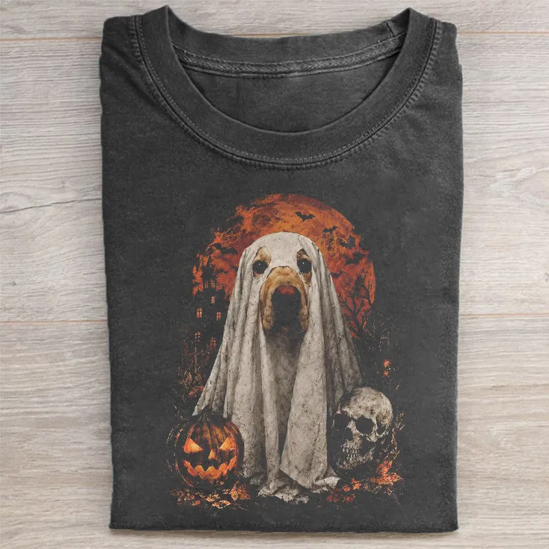 Ghost Dog Halloween T-shirt